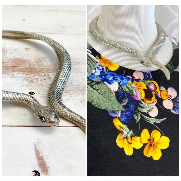 littlegypsie Jewelry - Cleopatra Jewel Eyes Snake Choker